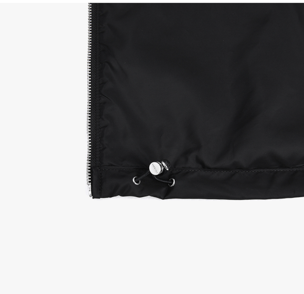 [Authentic][New] PRADA Triangle Logo K-Way Hooded Windbreaker Jacket Black SGA466 106O F0002 (Size 52/L)