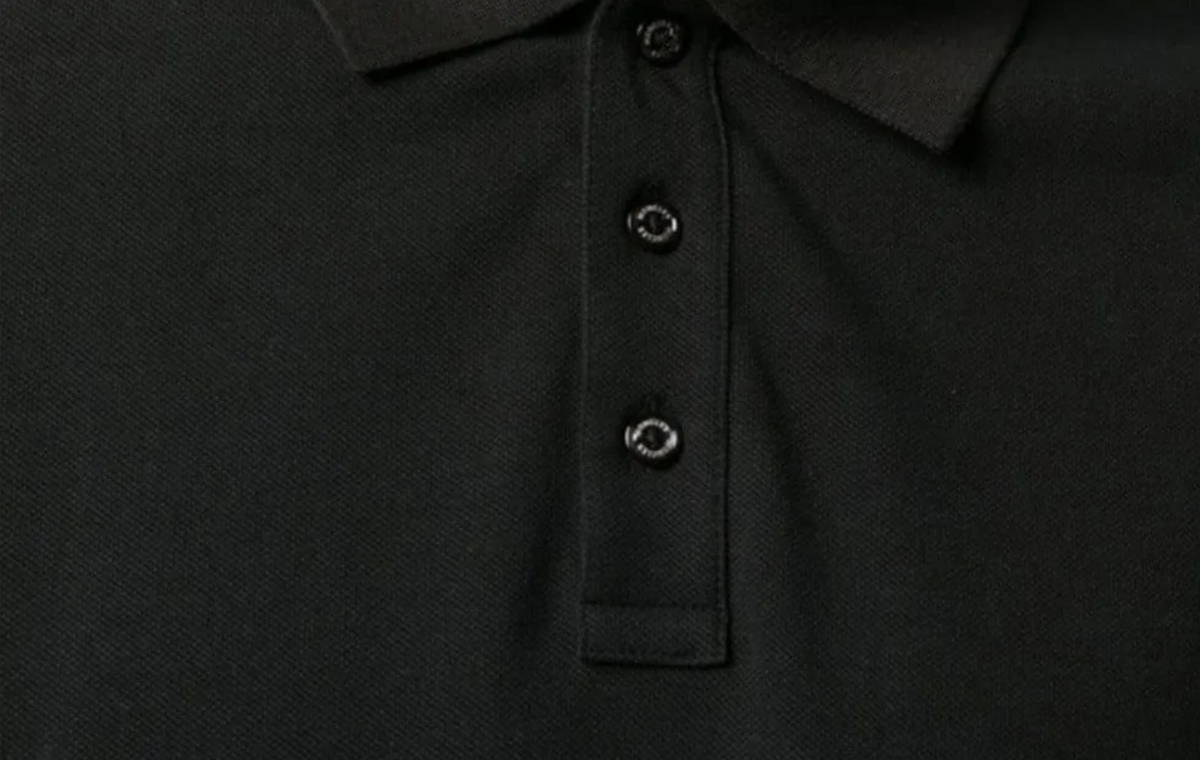 [正規品][新品] 21SS MONCLER メンズ隠しロゴディテール半袖ポロシャツ ブラック 8A705 10 84556 999 (サイズS)