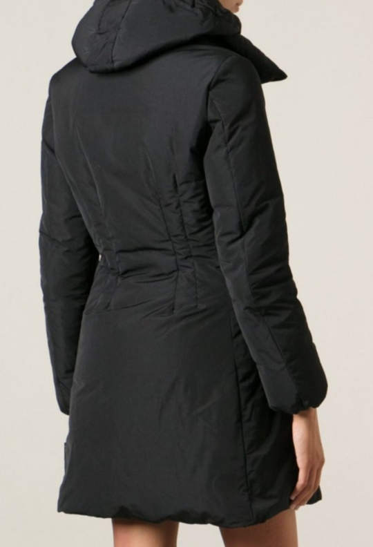 [정품][새상품] MONCLER RENNE 렌느 여성 후드 롱 다운 패딩 블랙 49987 00 (사이즈 3 / L / 100)
