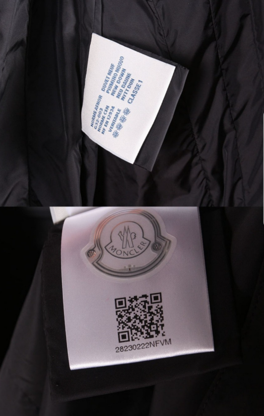 [정품][새상품] MONCLER RENNE 렌느 여성 후드 롱 다운 패딩 블랙 49987 00 (사이즈 3 / L / 100)
