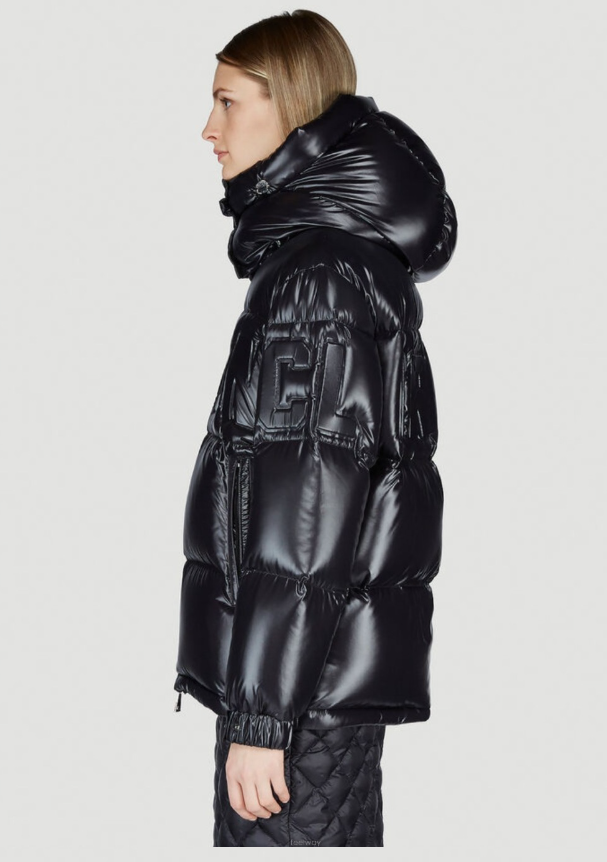 [정품[새상품] MONCLER GUERNIC 여성 후드 패딩 블랙 1A52E40 68991 999 20FW (사이즈 0 / XS / 44)