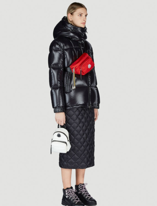 [정품[새상품] MONCLER GUERNIC 여성 후드 패딩 블랙 1A52E40 68991 999 20FW (사이즈 0 / XS / 44)