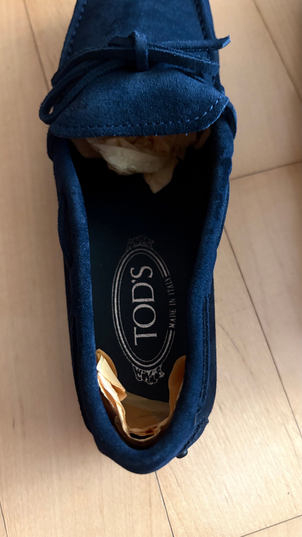 [정품][새제품] TOD'S 남성 스웨이드 로퍼 드라이빙 슈즈