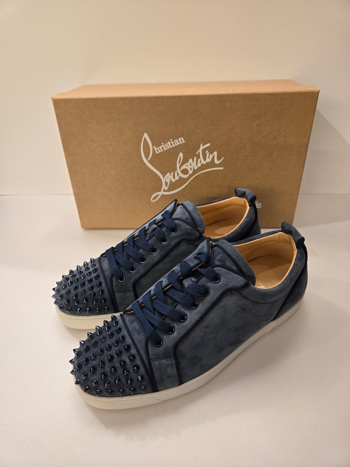[Genuine][New Product] CHRISTIAN LOUBOUTIN Louis Junior Spikes Orlato Flat 3160934 EU44 290mm