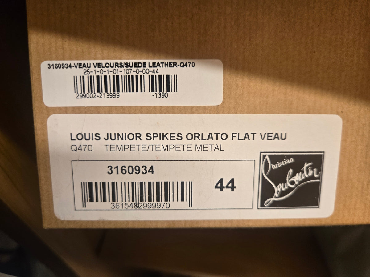 [Genuine][New Product] CHRISTIAN LOUBOUTIN Louis Junior Spikes Orlato Flat 3160934 EU44 290mm