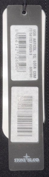 [正規品][新品] STONE ISLAND メンズ マイクロツイル プリマロフト フード付パディングジャケット ブラック (サイズXL)