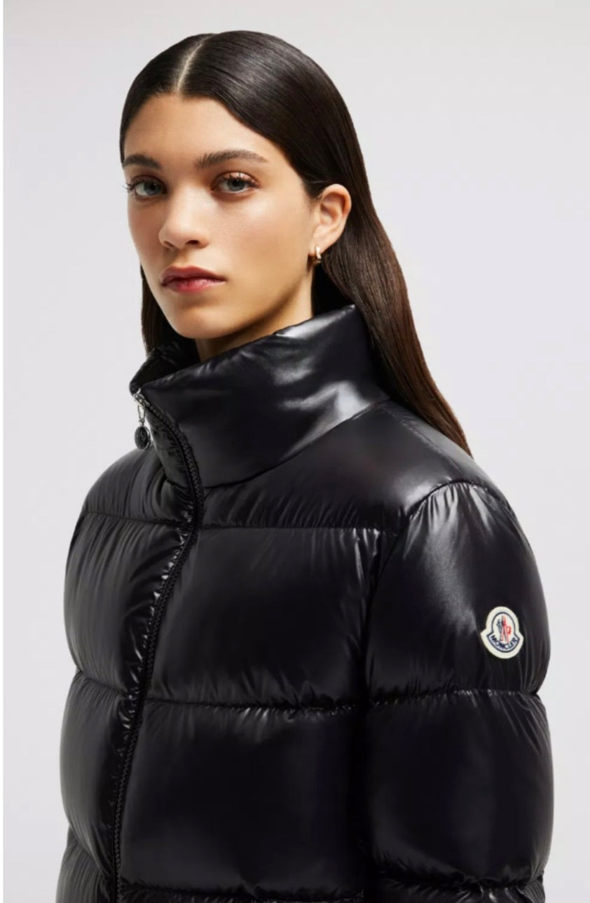 [정품][새상품] MONCLER 여성 ABBADIA 쇼트 다운 패딩 1A00140 5963V 999, 블랙 (사이즈 2, M, 66)