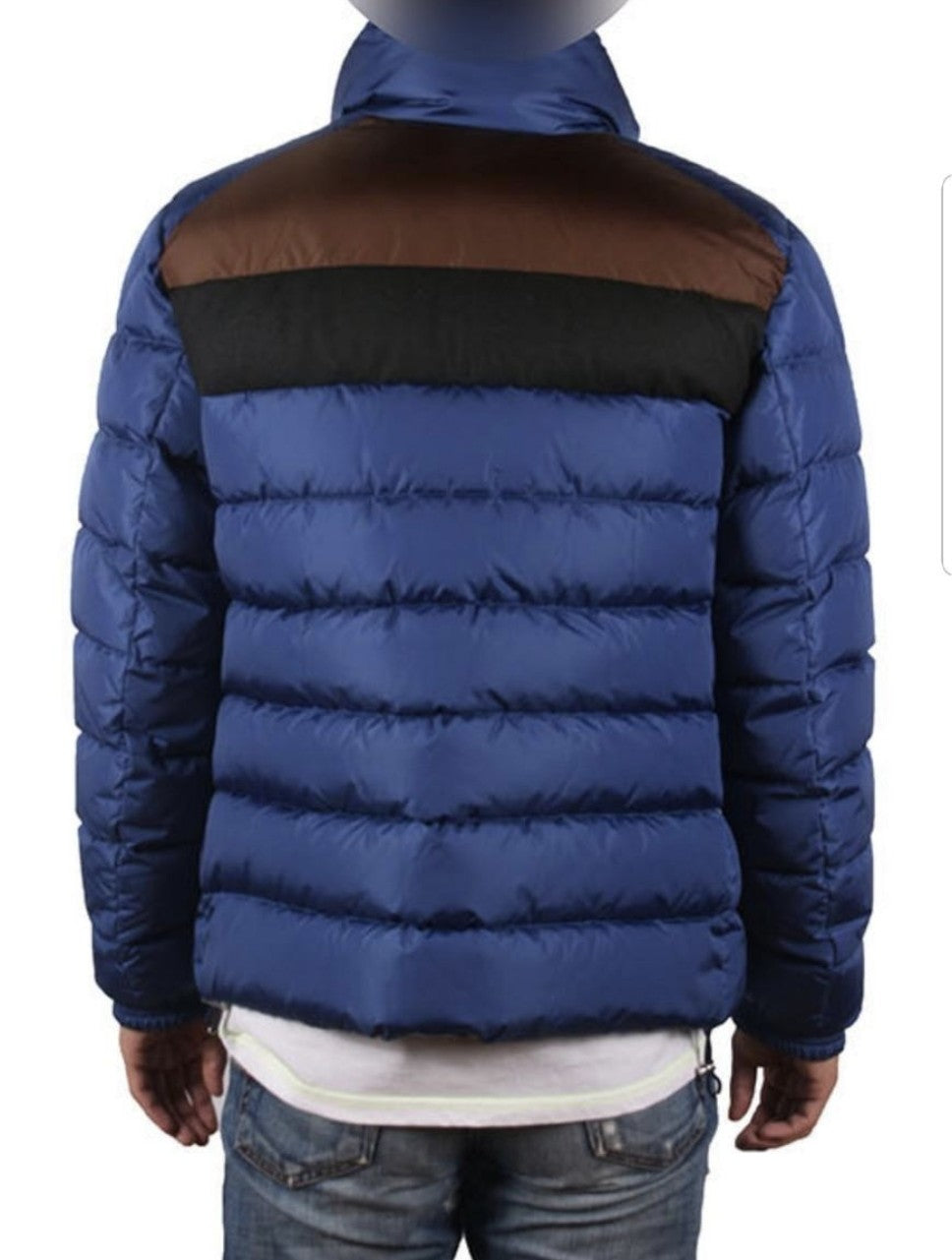 [정품][새상품] MONCLER BREVAL 남성 배색 다운 패딩 자켓 블루 A2091 4132785 54155 (사이즈 2/M)