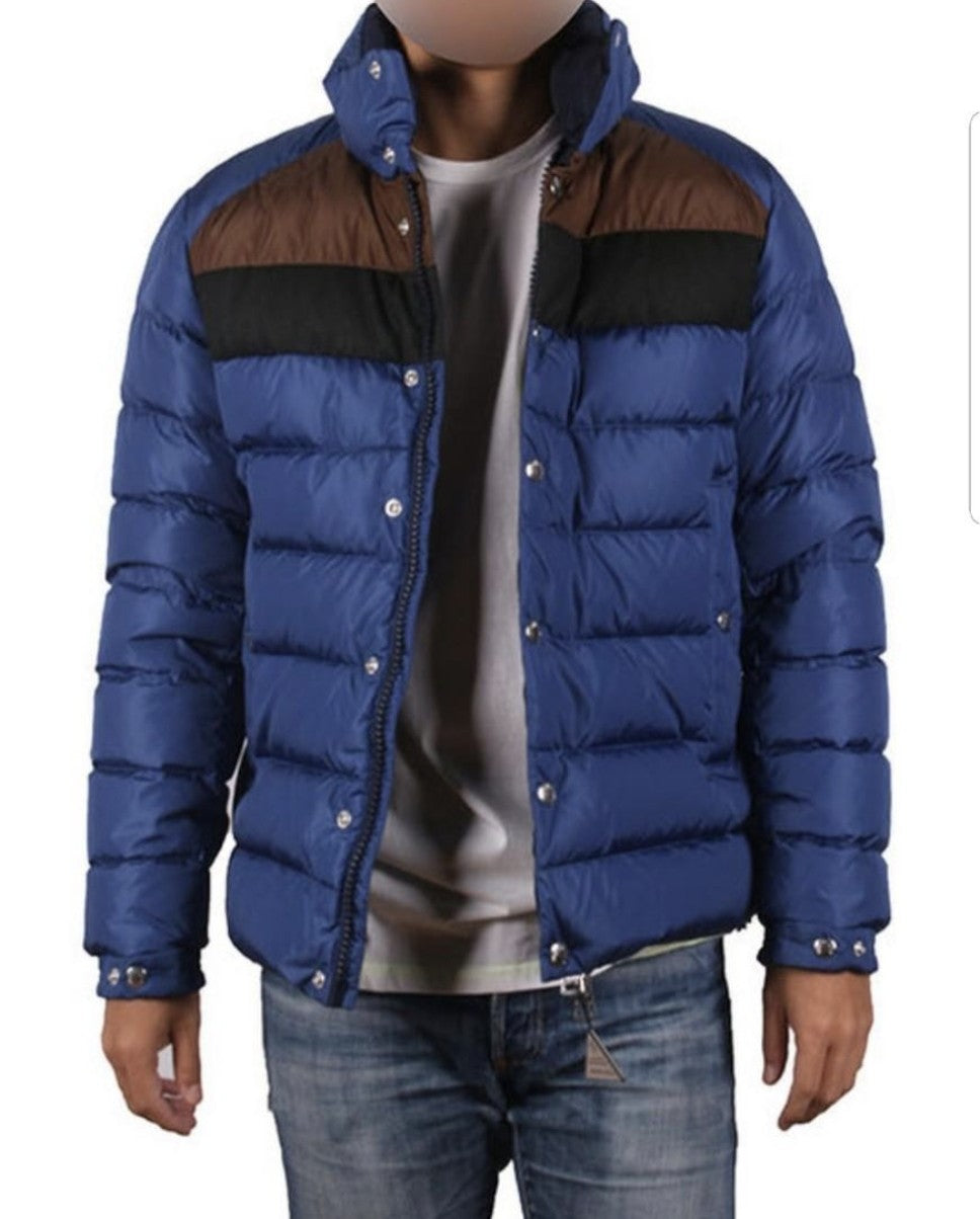 [정품][새상품] MONCLER BREVAL 남성 배색 다운 패딩 자켓 블루 A2091 4132785 54155 (사이즈 2/M)