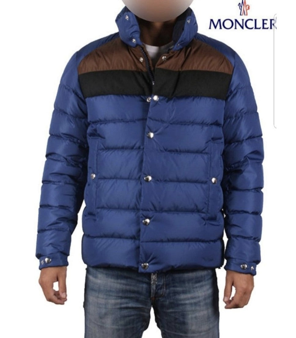 [정품][새상품] MONCLER BREVAL 남성 배색 다운 패딩 자켓 블루 A2091 4132785 54155 (사이즈 2/M)