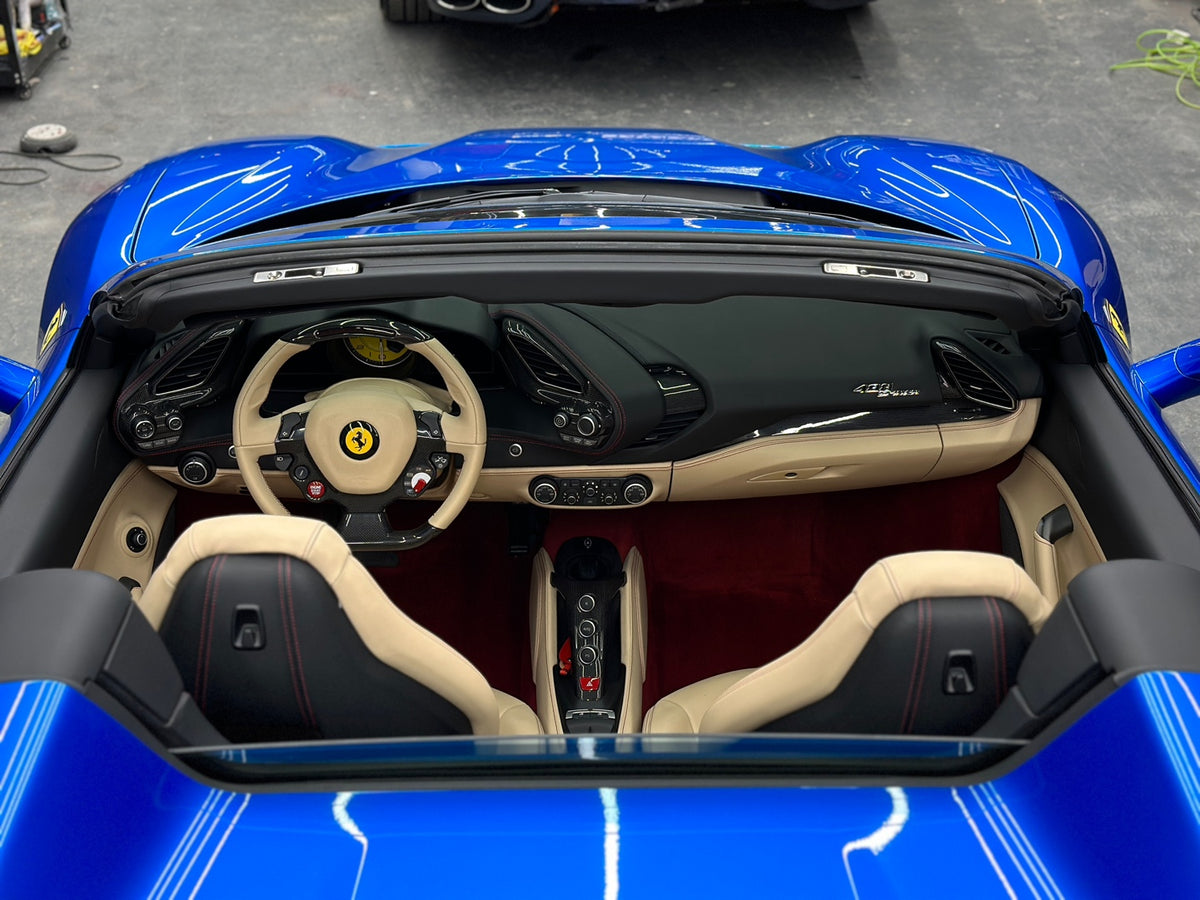 [Official Import] Feb 2019 Ferrari 488 Spider 3.9 V8, Official/Accident-free/Blue Corsa/Carbon/Lift/39,000km