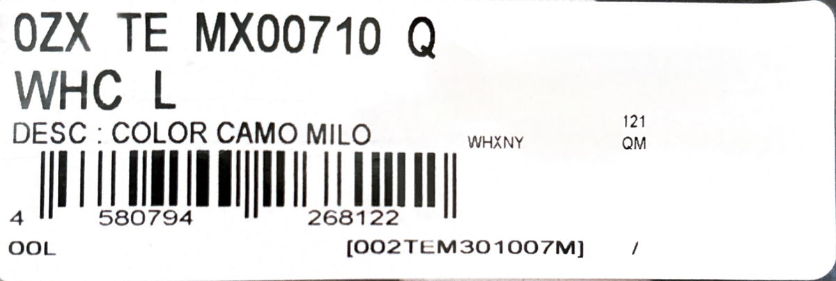[Authentic][New] 26SS BAPE Color Camo Milo On Busy Works T-Shirt White×Navy L(105) (002TEM301007M)
