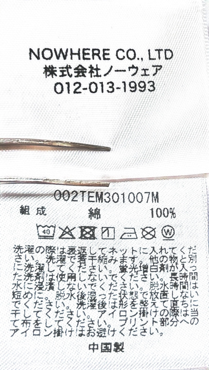 [Authentic][New] 26SS BAPE Color Camo Milo On Busy Works T-Shirt White×Navy L(105) (002TEM301007M)