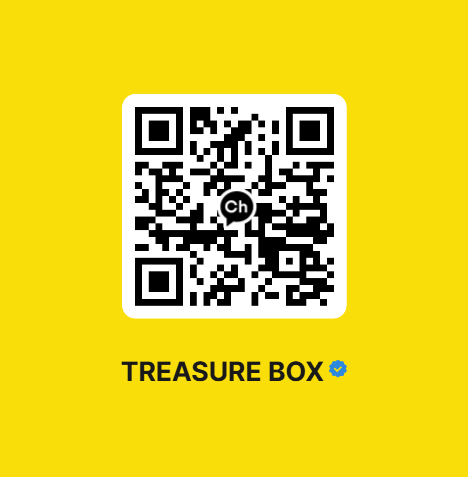 TREASURE BOX 카카오톡 채널 QR코드